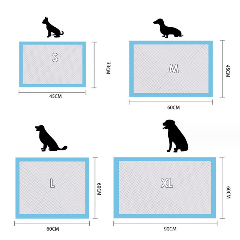 Coussinets pipi pour chiens et chiots à séchage rapide