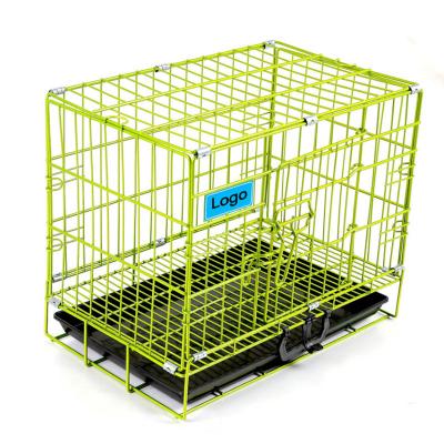 Wire foldable dog crate