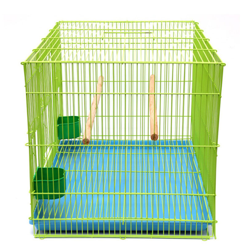 Cage à oiseaux pliable en métal