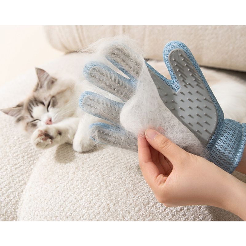 Gants de toilettage réutilisables pour chiens et chats
